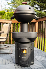 [Bundle]Qstoves Q05X Outdoor Wood Pellet Patio Heater with BBQ[Delivery is expected in November]