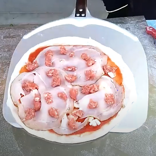 [ Q-Stoves Recipe ] PIZZA WITH PORCHETTA AND ITALIAN SAUSAGE