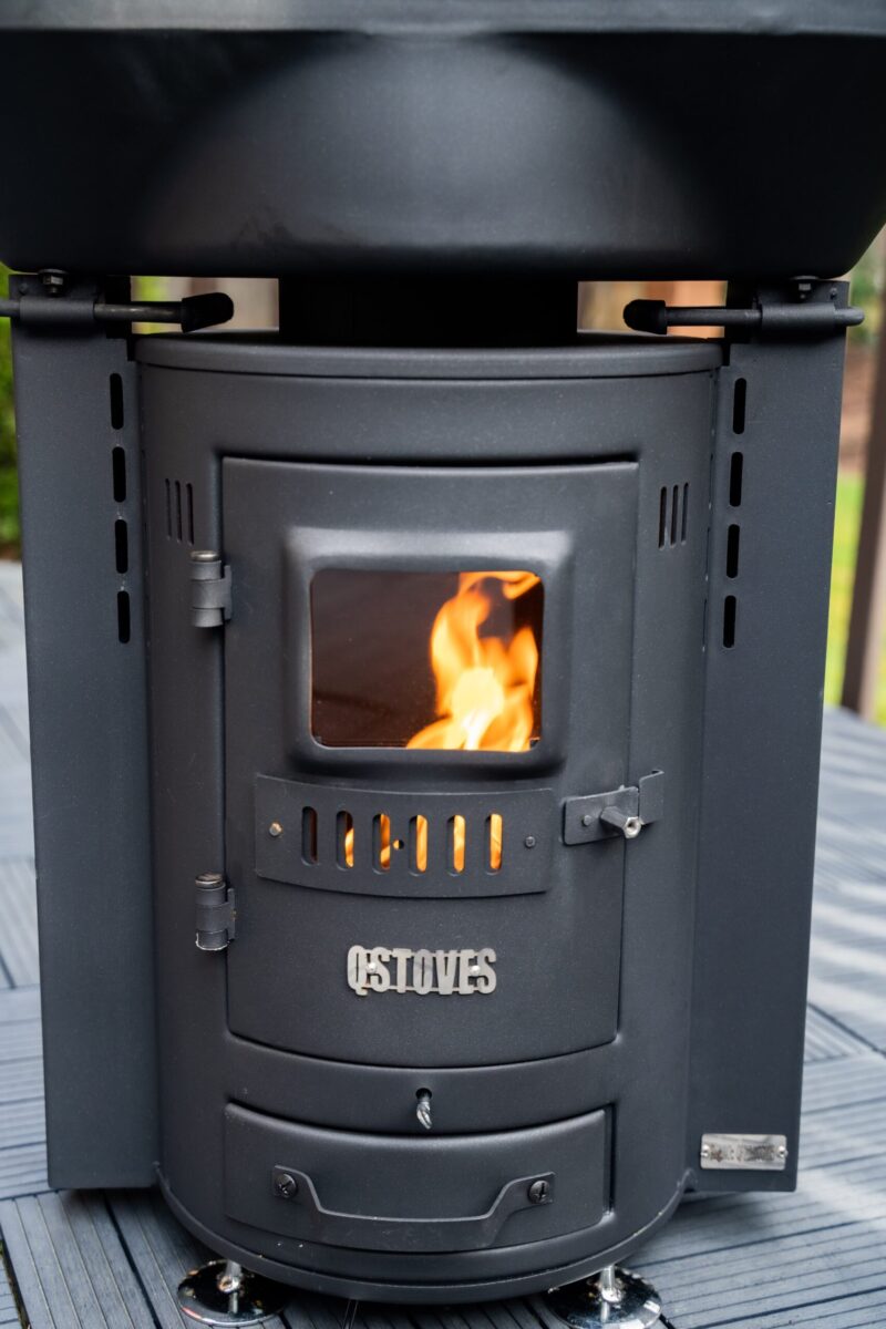 Q05X Q-FLAME Outdoor Wood Pellet Patio Heater